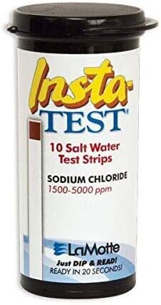LaMotte Insta Test Salt Pool and Spa Test Strips Sodium Chloride