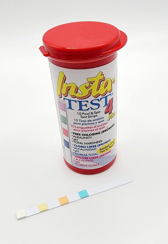100-Bottle Pack LaMotte Insta-Test 4 Spa Test Strips: Chlorine, pH, Hardness, and Alkalinity