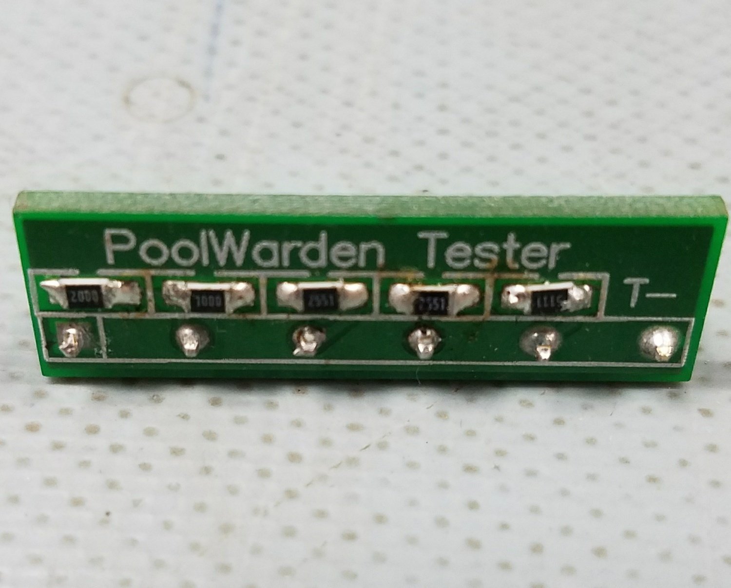 PoolWarden Sensor Test Strip
