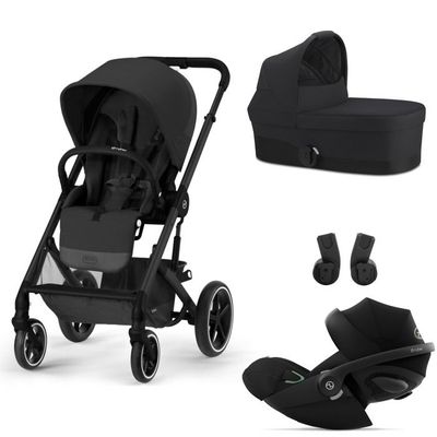Trio Balios S Lux 2 + nacelle S + Cloud G i-Size Moon Black + base G isofix