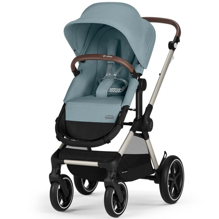Poussette Cybex Eos Lux 2 en 1, Couleurs: Taupe / Sky Blue
