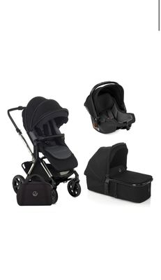 Poussette trio Crosslight Pro châssis Silver Shadow + siège auto koos i-size R1 + nacelle Micro Pro 2 Cold Black