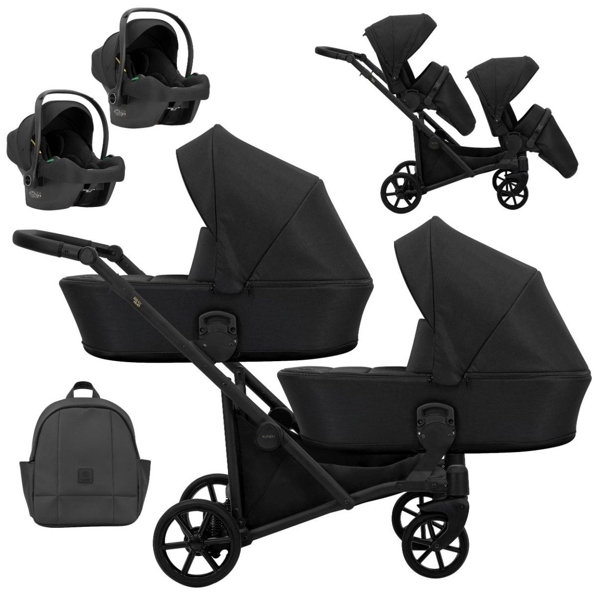 Poussette Double Brav Duo 2 en 1