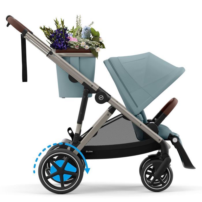 Poussette e-Gazelle S, Couleurs: Stormy Blue