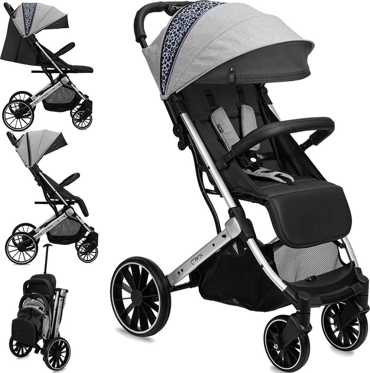 Poussette Momi Estelle Light Plus Grise