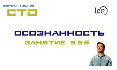 Занятие СТО Осознанность №555