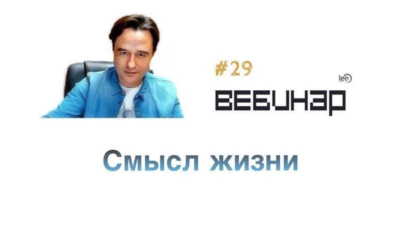 Вебинар lee &quot;Смысл Жизни&quot;