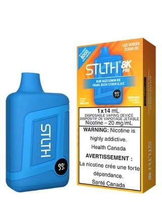 STLTH 8000 Puffs Pro - Blue Razz Lemon Ice