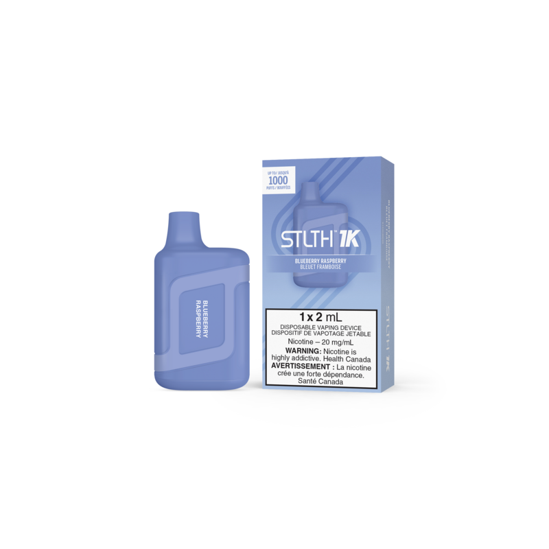 STLTH 1000 Puffs - Blueberry Raspberry