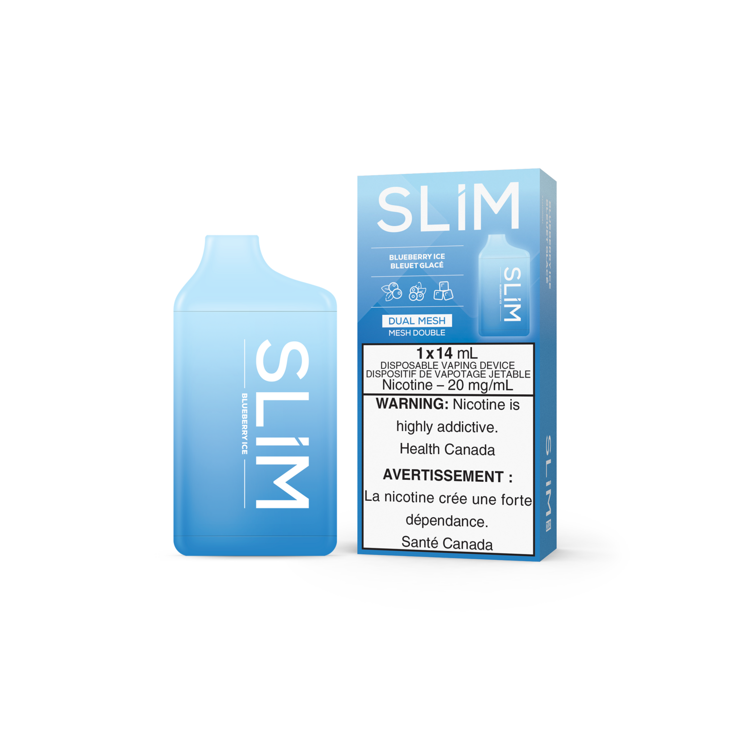 SLIM 7500 Puffs - Blueberry Ice