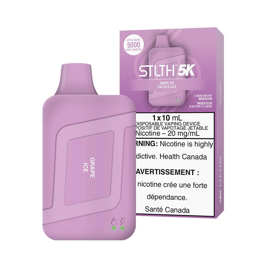 STLTH 5000 Puffs - Grape Ice