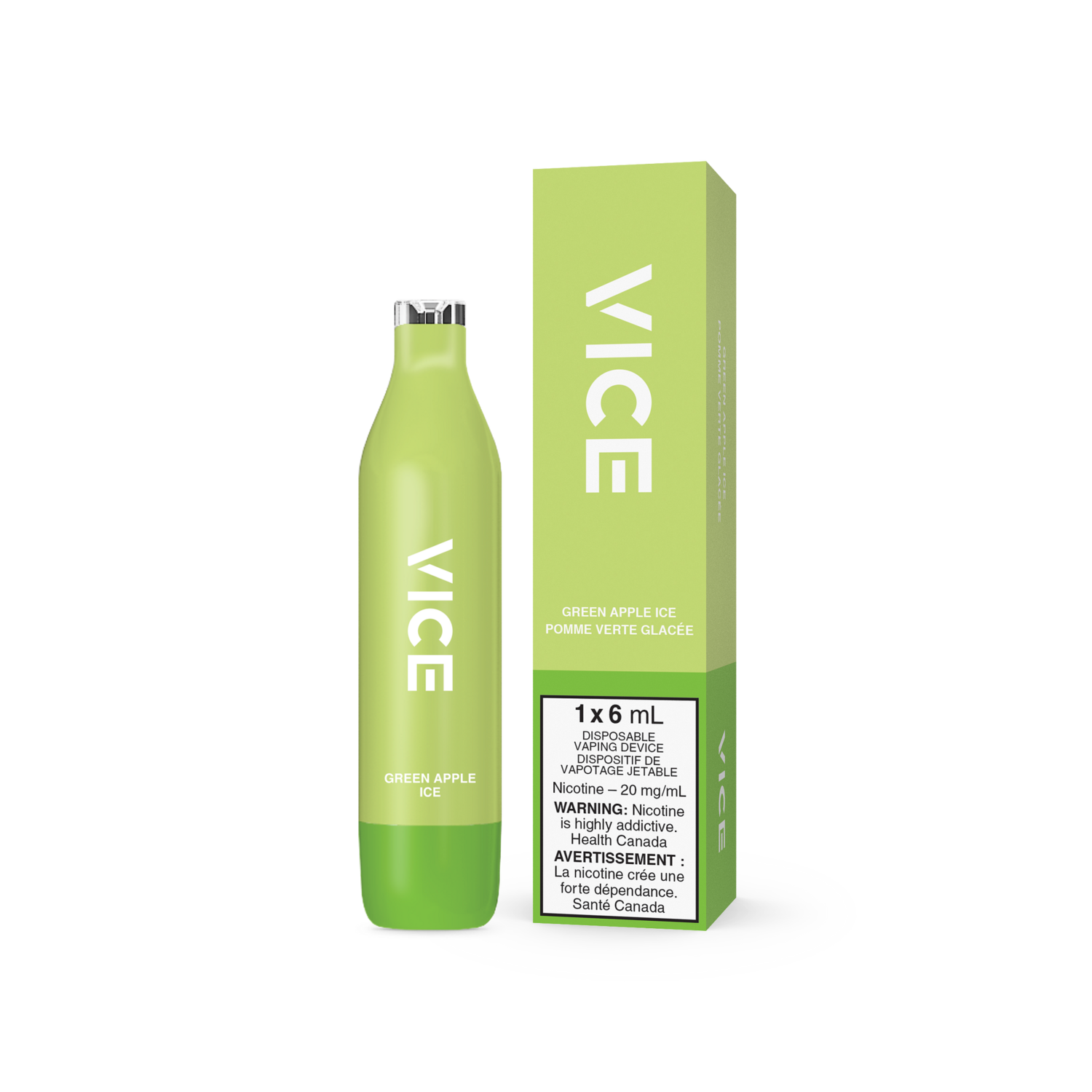 Vice 2500 Puffs - Green Apple Ice