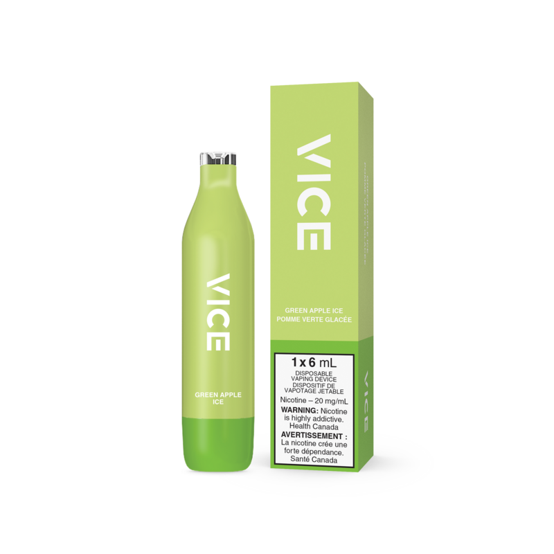 Vice 2500 Puffs - Green Apple Ice