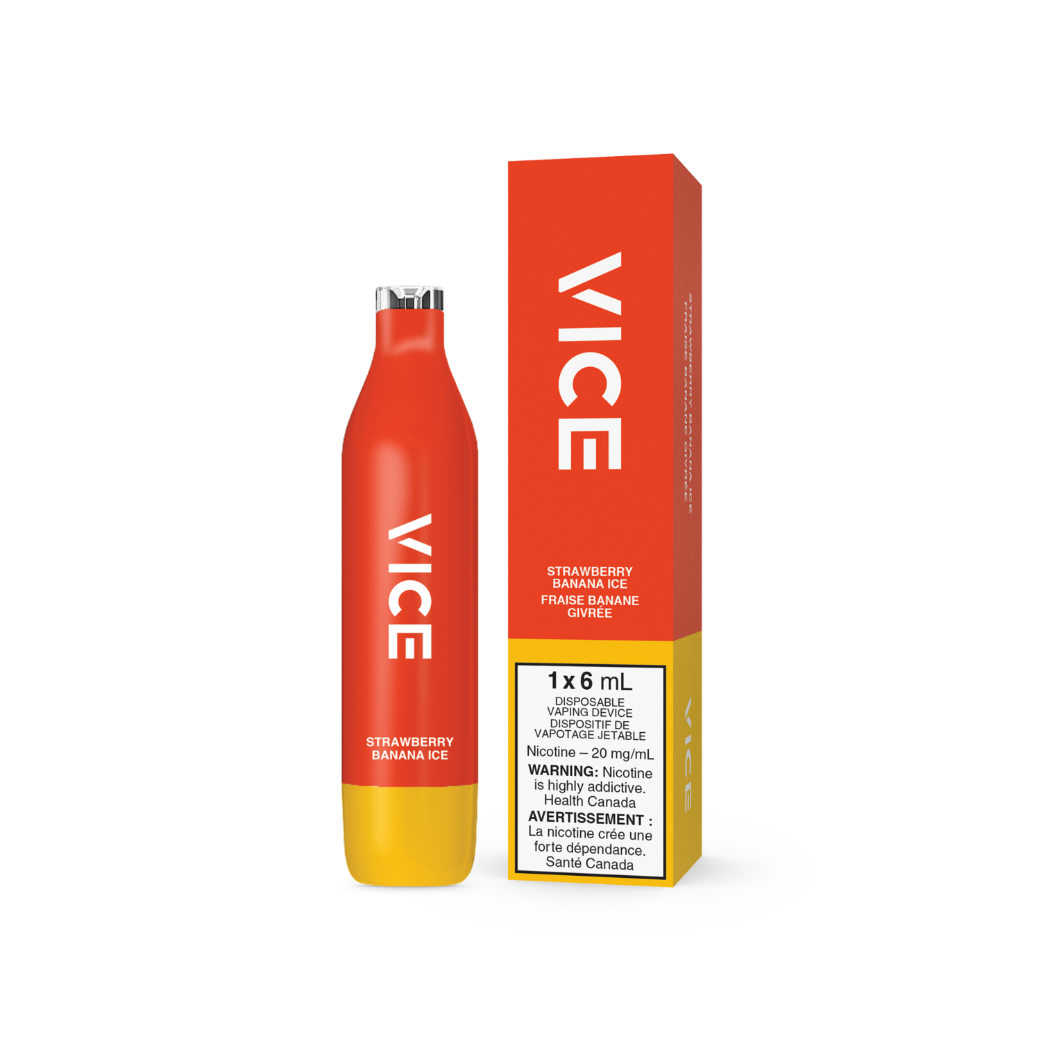 Vice 2500 Puffs - Strawberry Banana Ice