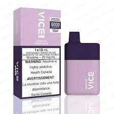 Vice Box 6000 Puffs - Grape Ice