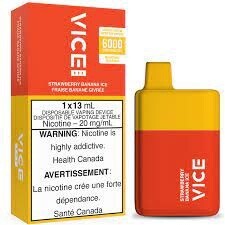 Vice Box 6000 Puffs - Strawberry Banana Ice