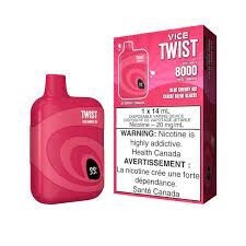 Vice Twist 8000 Puffs - Blue Cherry Ice