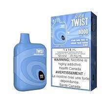 Vice Twist 8000 Puffs - Straw Nana Twist Ice