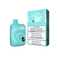 Vice Twist 8000 Puffs - Peach Melon Razz Ice