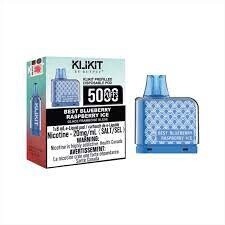 Klikit 5000 Puffs - Best Blueberry Raspberry Ice, Nicotine Strength: 20mg