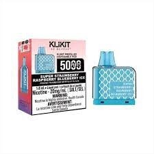 Klikit 5000 Puffs - Super Strawberry Raspberry Blueberry Ice