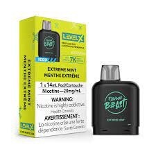 Flavour Beast Level X Pod 7000 Puffs - Extreme Mint