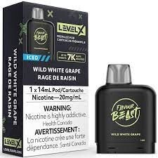 Flavour Beast Level X Pod 7000 Puffs - Wild White Grape