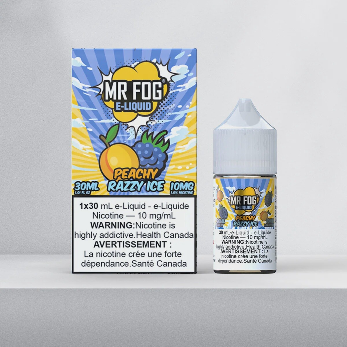 Mr Fog Salt - Peachy Razzy Ice