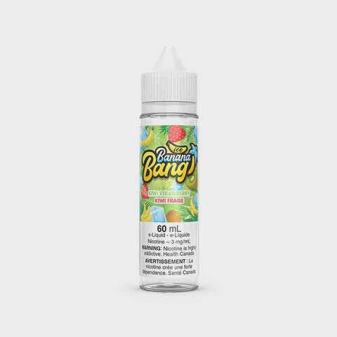 Banana Bang - Kiwi Strawberry Ice (60mL), Nicotine Strength: 12mg