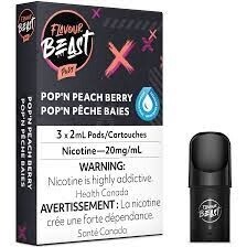 Flavour Beast Pods - Packin Peach Berry