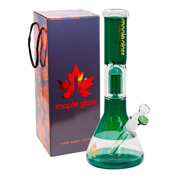14 &quot; Maple Glass Perculator Bong