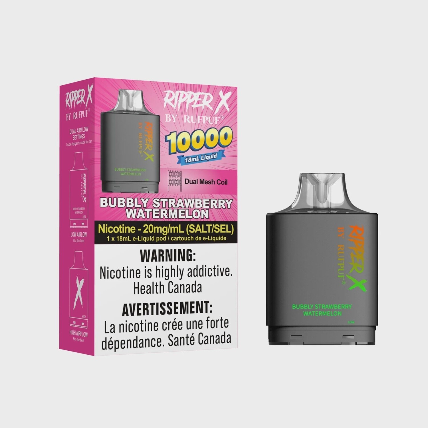 Ripper x pod Bubbly Strawberry Watermelon