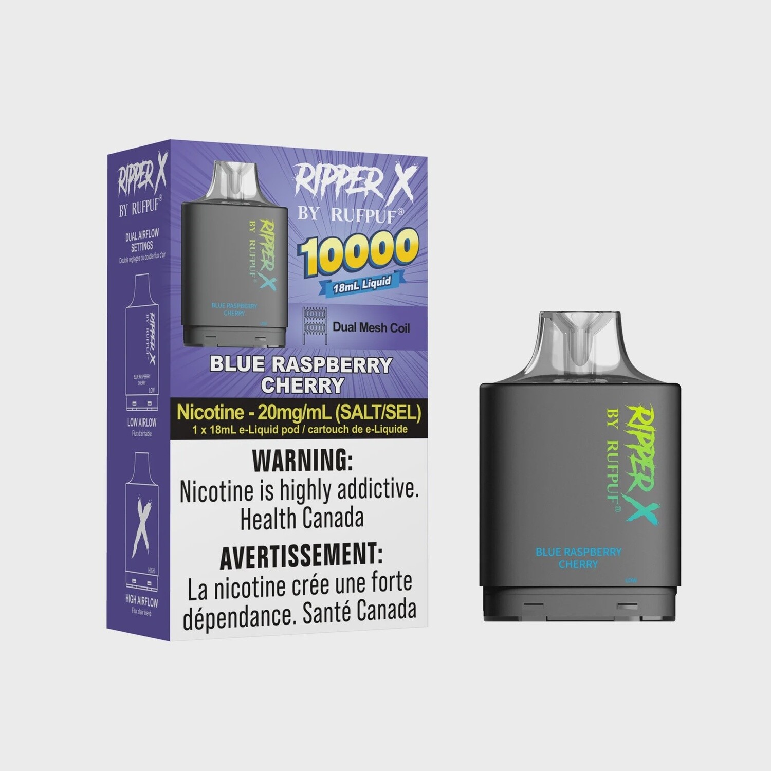 Ripper x pod Blue Raspberry cherry