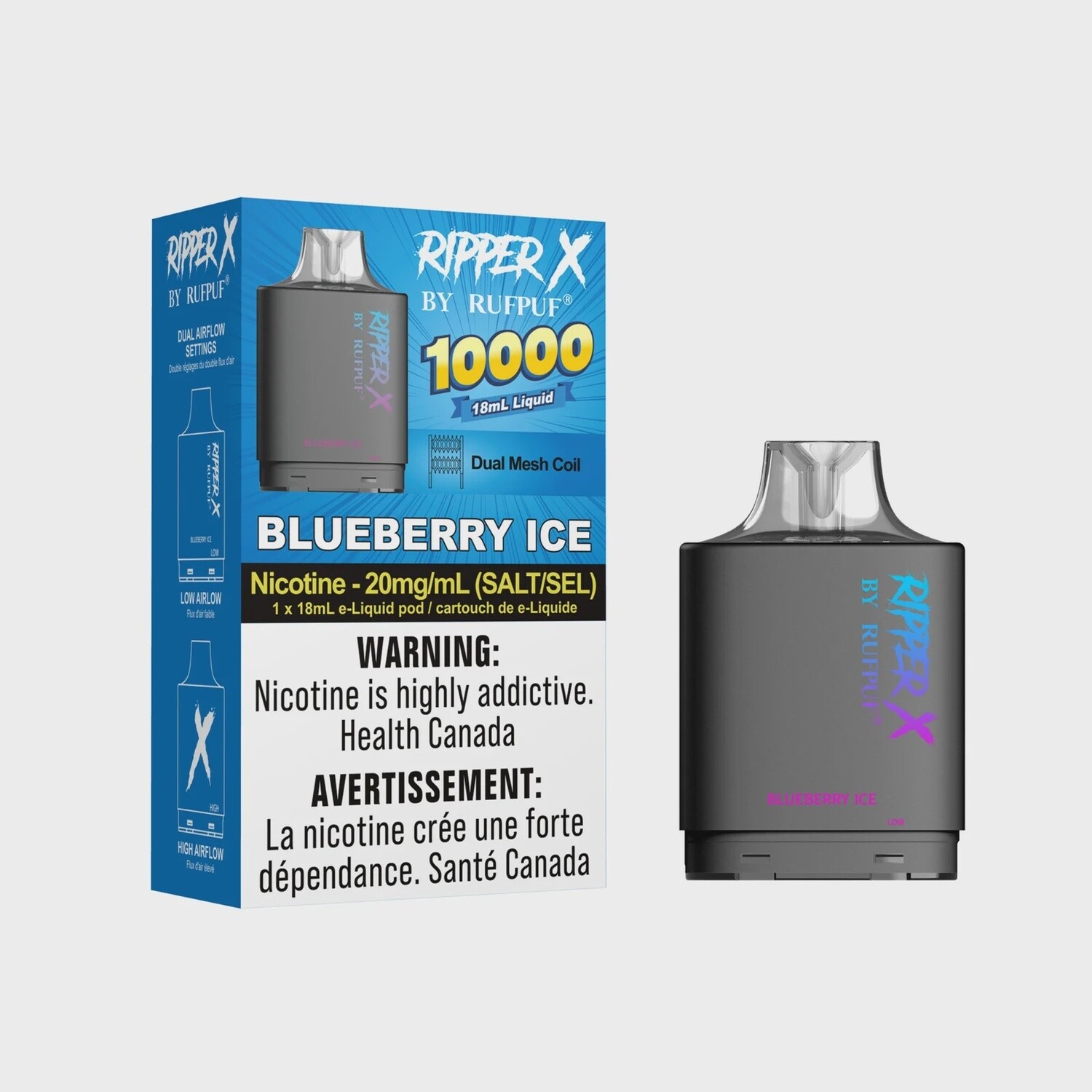 Ripper x pod Blueberry ice