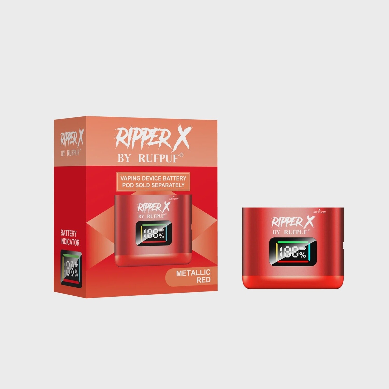 Ripper X Battery, Colour: red