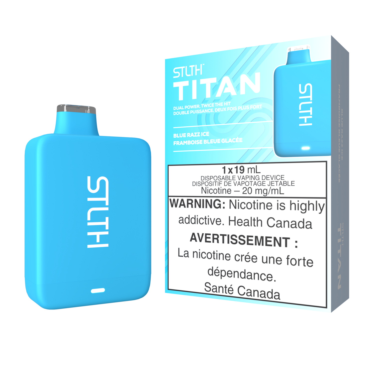 STLTH Titan 10000 - Blue Razz Ice
