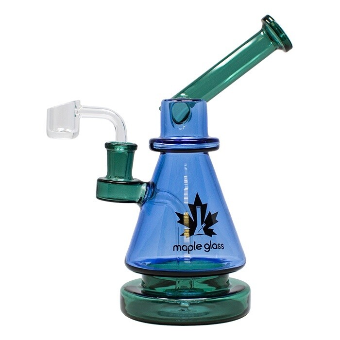 9&quot; Glass Dab Rig, Colour: Sky Blue