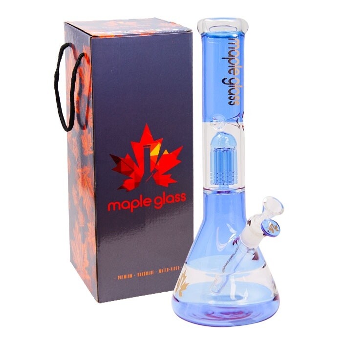14&quot; Maple Glass Light Blue Bong