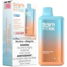 Envi Drip&#39;n 10 000 Puffs - Raspberry Peach Mango Ice