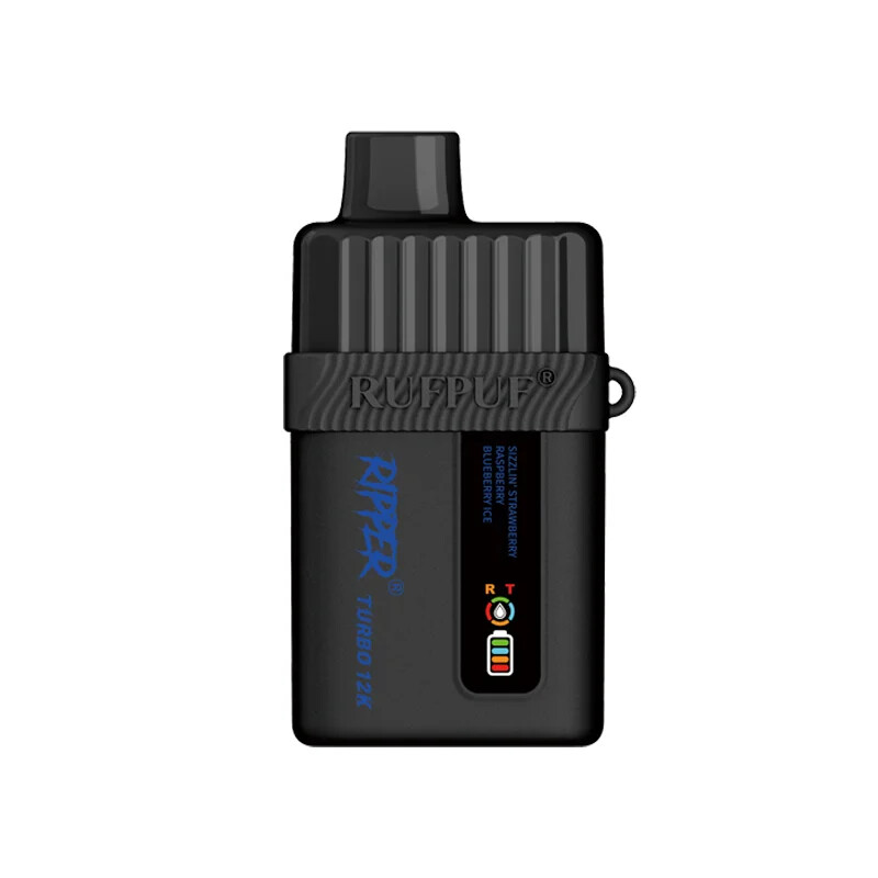 Ripper Turbo 12000 Puffs - Sizzlin&#39; Strawberry Raspberry Blueberry Ice