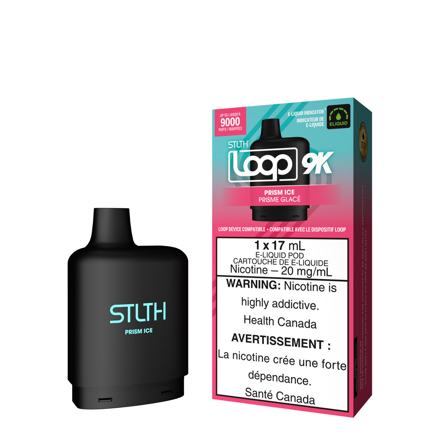 STLTH Loop 9K Prism ice