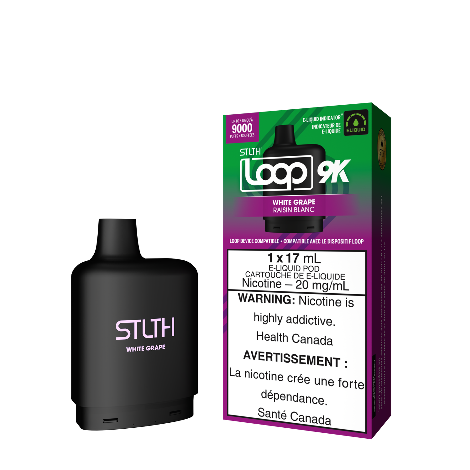 STLTH Loop 9K White Grape