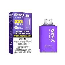 Ripper X 20,000 Puffs - Grape Citrus Green Apple Ice