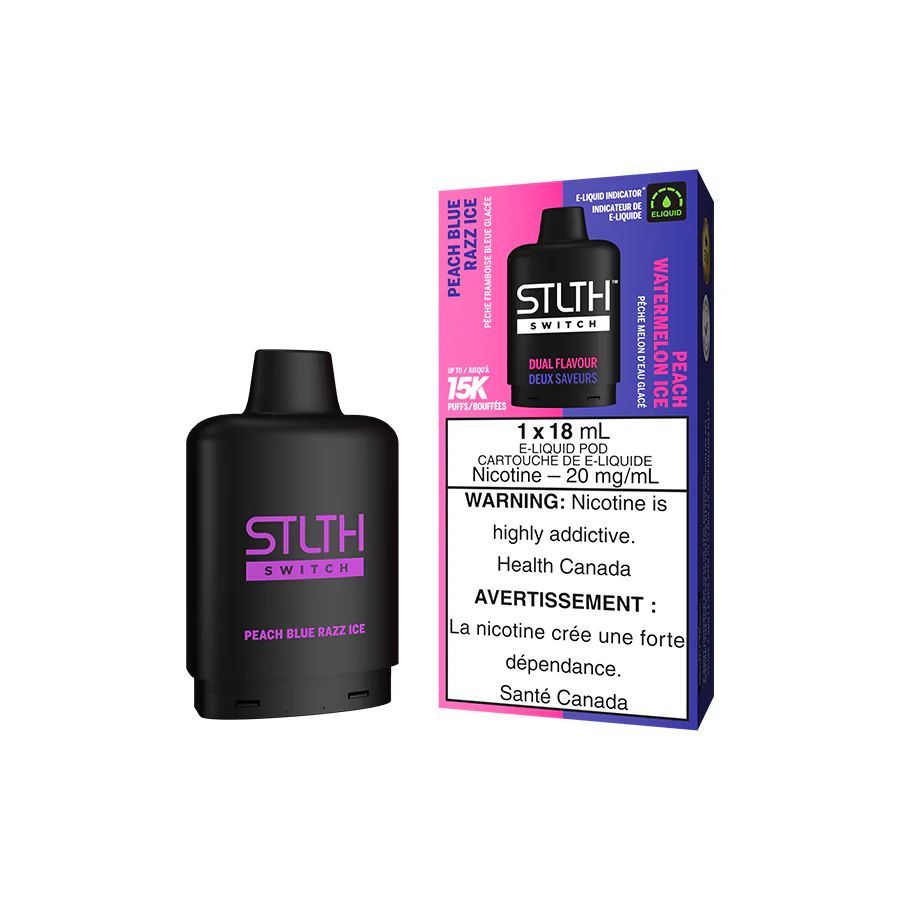STLTH Switch Loop 15000/15K - Peach Blue Razz Ice/Peach Watermelon Ice