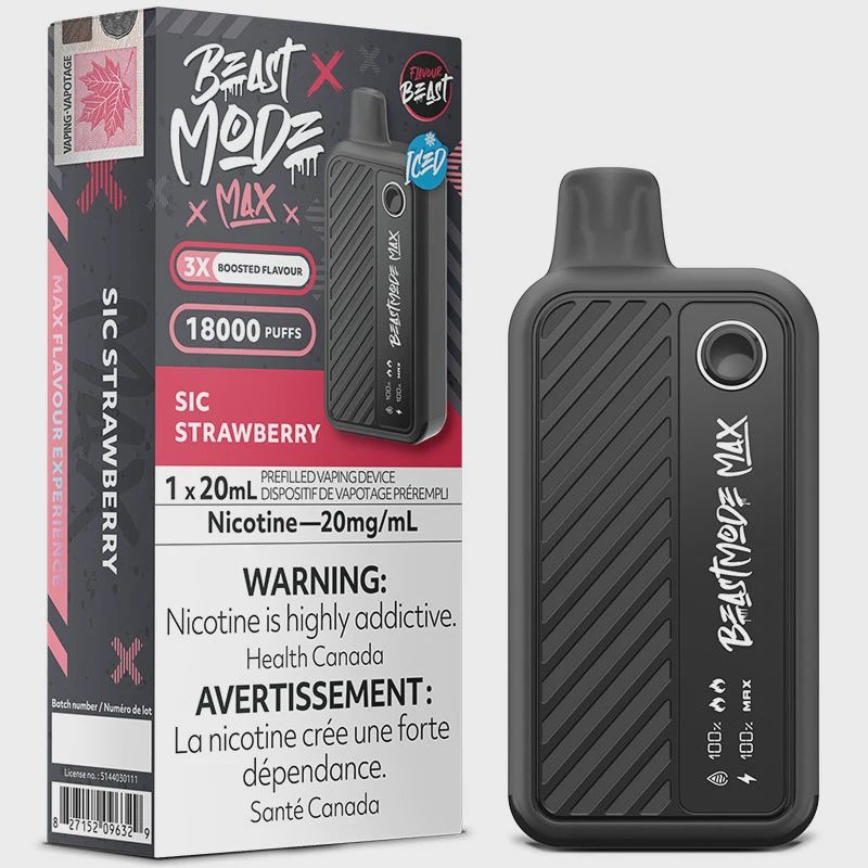 Beast Mode Max 18,000 Puffs - Sic Strawberry