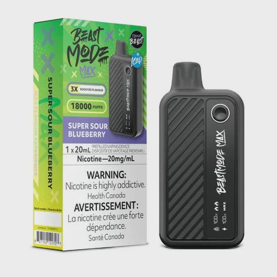 Beast Mode Max 18,000 Puffs - Super Sour Blueberry