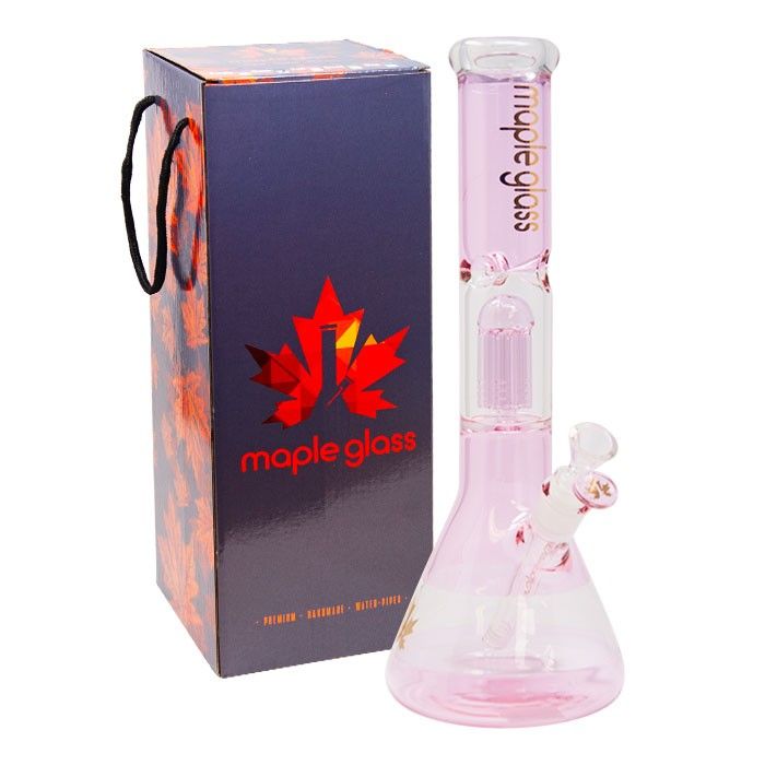 14&quot; Pink MapleGlass Bong