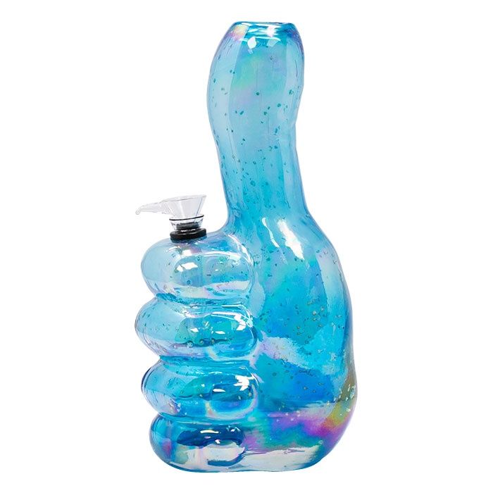 10&quot; Blue Thumbs Up Bong