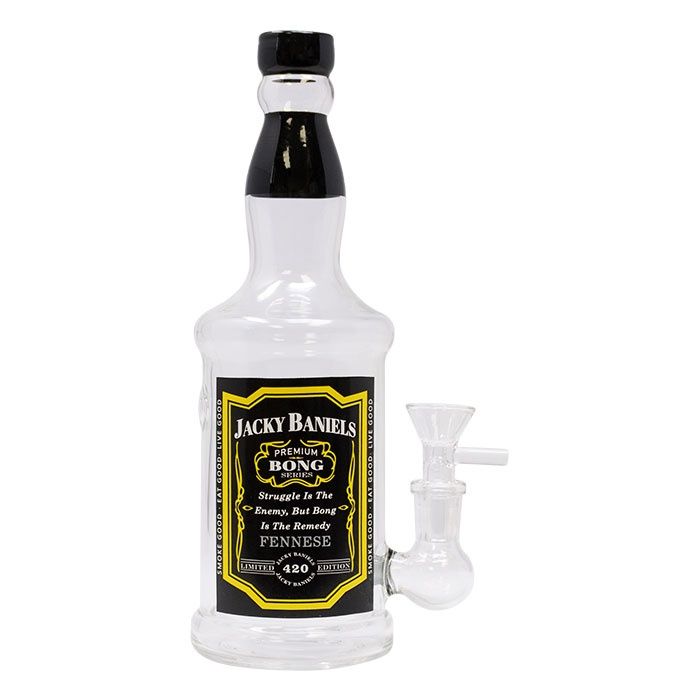 10&quot; Jacky Baniels Liquor Bottle Bong
