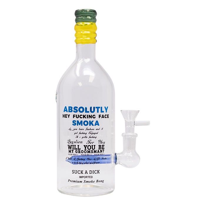 10&quot; Absolutely Liquor Bottle Bong
